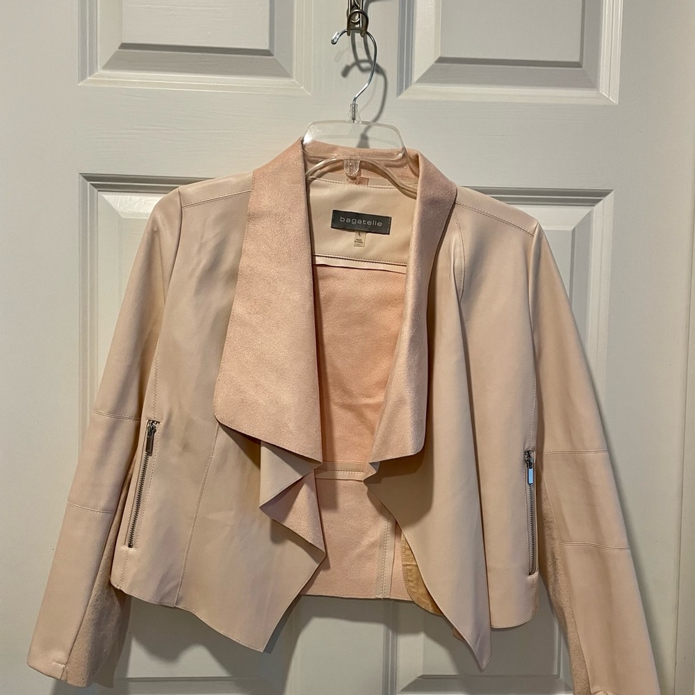 Bagatelle Girl’s Luxuriously Soft Faux Leather Jacket